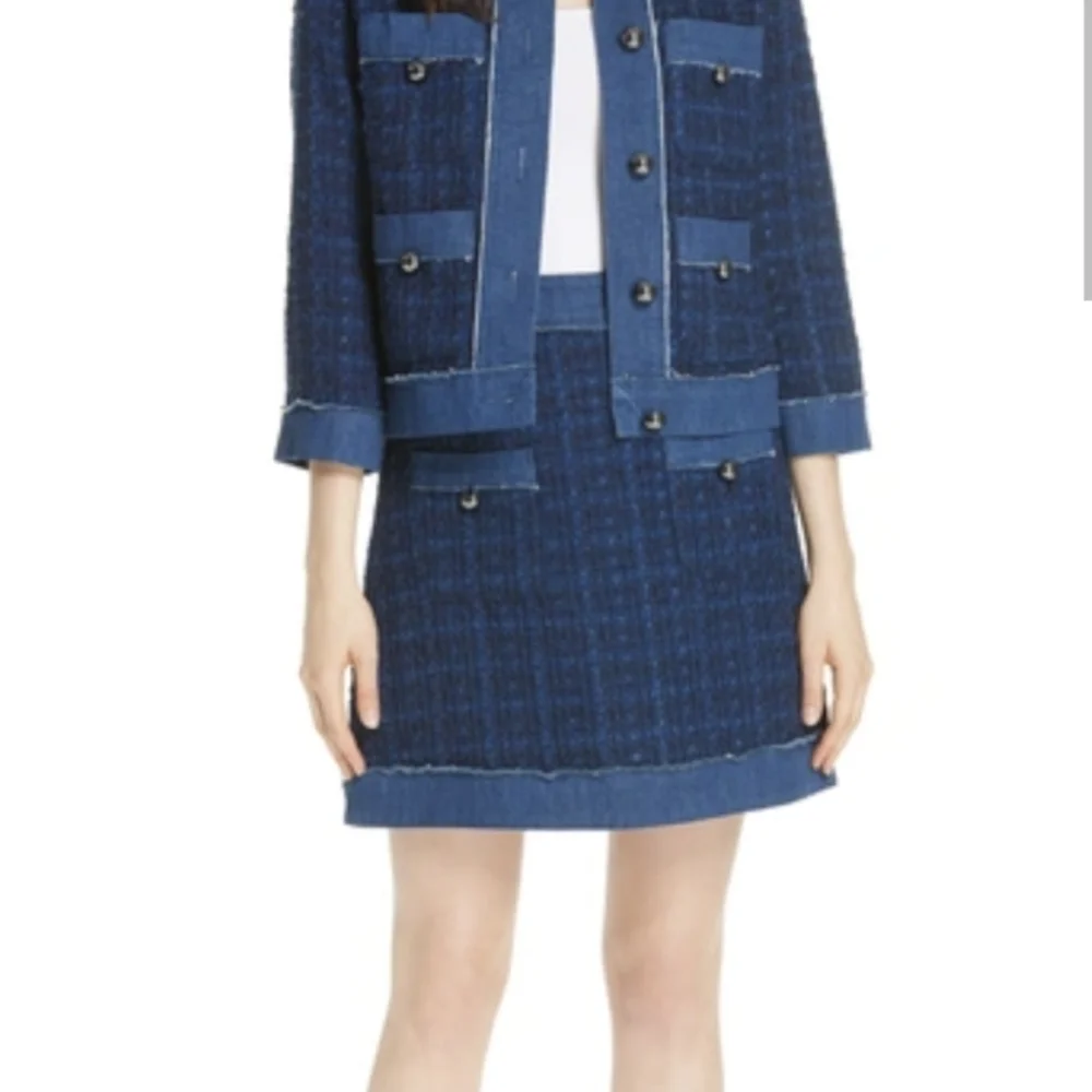 Kate Spade Tweed Denim Suit